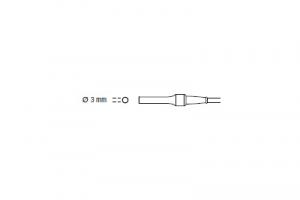 ВЧ-кабель, монополярный, для инструментов с штыревым коннектором 3 мм, для ВЧ-установок серий Erbe Т, Martin и Berchtold