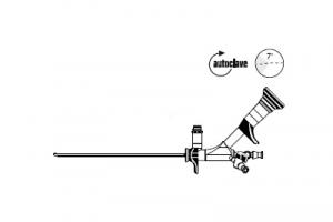 Компактный цистоскоп, 7° направление обзора, 7,9 Фр. x 160 мм