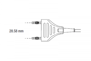 ВЧ-кабель биполярный, 3,5 м длина