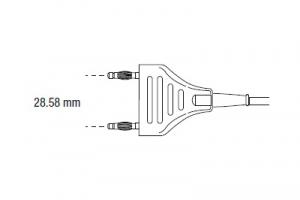 ВЧ-кабель биполярный длина 5 м длина