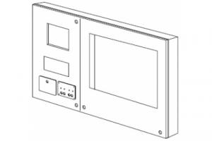 Панель для технического обслуживания, для WECB0012 и WECB0004, с подставкой для клавиатуры, отделением для хранения и коммутационной панелью с аварийным выключателем