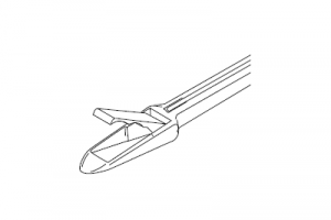 Выкусыватель, 2,7 мм, с клювом в форме лопатки, ширина режущего края: 2 мм
