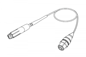Преобразователь «SonoSurg T2H-S», для крюка и шпателя с малой рукояткой, требует использования разъёмного соединительного кабеля «MAJ-1121»