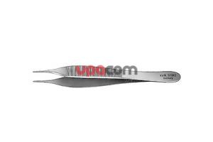 Пинцет пo ADSON, микромодель, рифленый, длина 12 см