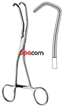 Зажимы с атравматической нарезкой