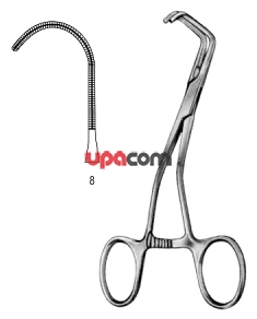 Зажимы с атравматической нарезкой