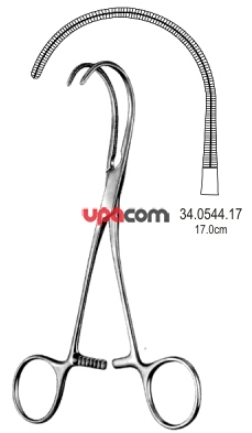 Зажимы с атравматической нарезкой