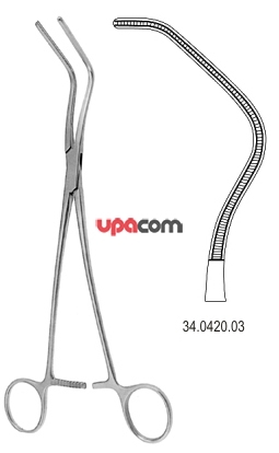 Зажимы с атравматической нарезкой