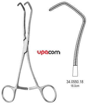 Зажимы с атравматической нарезкой