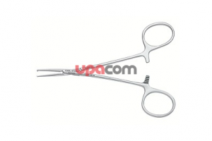 Артериальный зажим по HALSTEAD «Москит», микромодель, прямой, с зубцами 1 х 2, длина 12.5 см