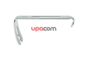 Шпатель по HORNBERGER, с прорезью, размер лезвия 32 х 70 мм, для использования с классическими ларингеальными масками LMA размером 3 и 3.5