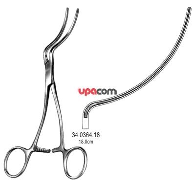 Зажимы с атравматической нарезкой