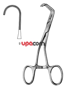 Зажимы с атравматической нарезкой