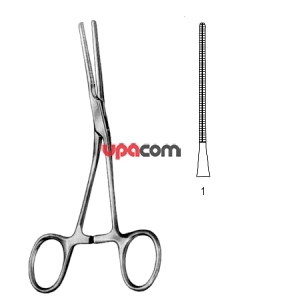 Зажимы с атравматической нарезкой