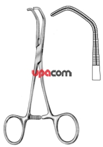 Зажимы с атравматической нарезкой