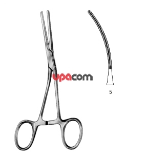 Зажимы с атравматической нарезкой