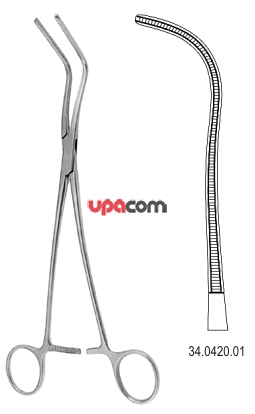 Зажимы с атравматической нарезкой